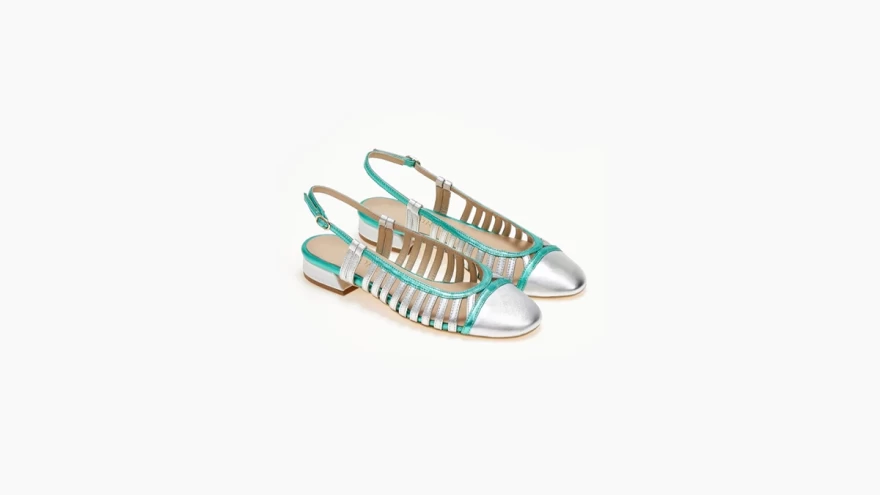 metallic Μπαλαρίνες Dore Shoes