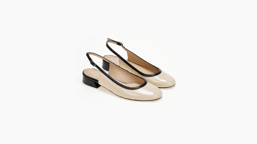 δίχρωμες μπαλαρίνες Dore Shoes