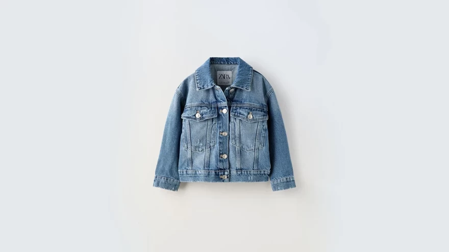 τζιν μπουφάν  zara kids