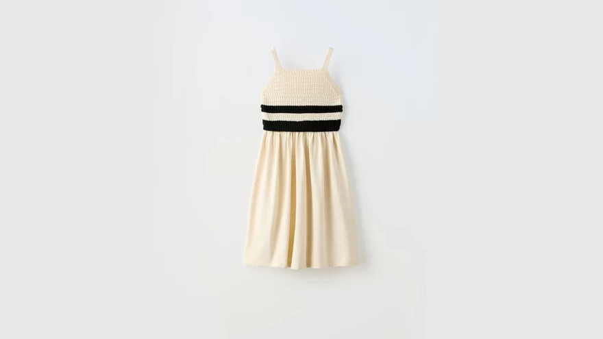 φόρεμα ρίγες  zara kids