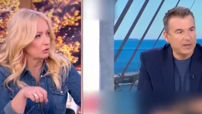 Αφροδίτη Γραμμέλη: «Μαθήματα αγένειας από τον κύριο Γιώργο Λιάγκα, έτσι; Τρομερή αγένεια!» - Έξαλλη μετά τη συμπεριφορά του στην Φωτεινή Πετρογιάννη