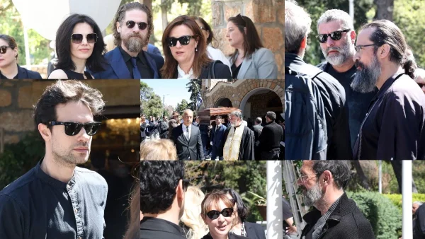 Κηδεία Γιώργου Καραγιάννη: Ραγίζει καρδιές το πλήθος των μαυροφορεμένων ηθοποιών στο τελευταίο αντίο (Φωτογραφίες)