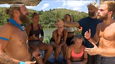 Survivor 3/4: «Ρε μ@λ@κ@, τι λες;» - Η δήλωση του Σταμάτη Ταλαδιανού που εξόργισε τον Αλέξη Παππά και την Κατερίνα Δαλάκα