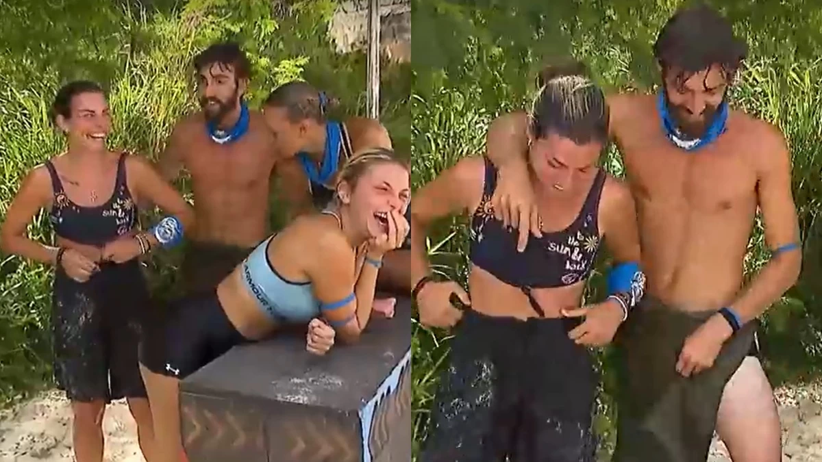 Survivor 4/4: Ξεγυμνώθηκε κι έμεινε με το εσώρουχο ο Φάνης για την Σταυρούλα - «Δίνουν και το βρακί τους για να κερδίσουν»