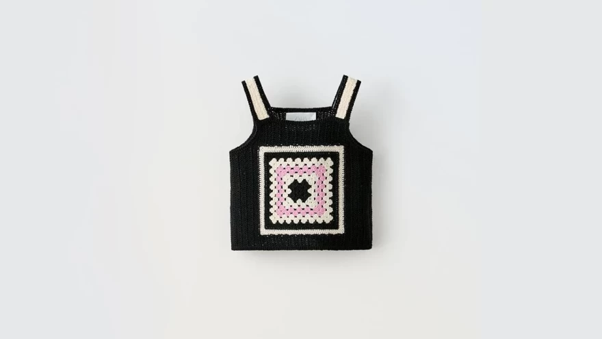 πλεκτό τοπ  zara kids