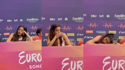 Μαρίνα Σάττι: Η απάντηση για τις γκριμάτσες και τα χασμουρητά στη συνέντευξη Τύπου της Eurovision