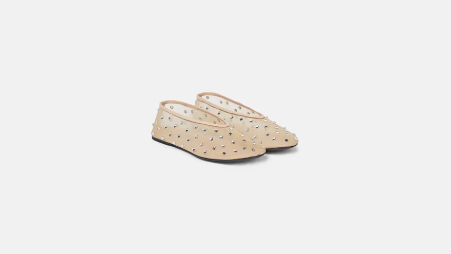 mude mesh shoes με στρας