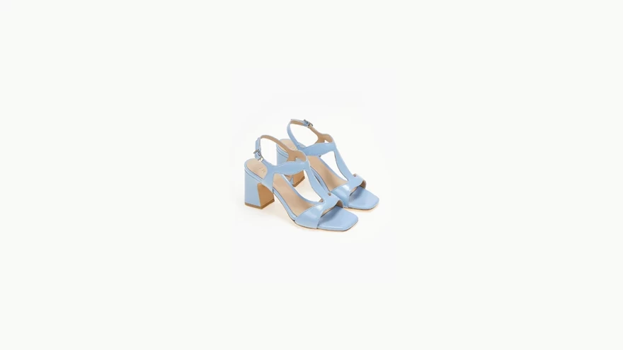 γαλάζια πέδιλα dore shoes