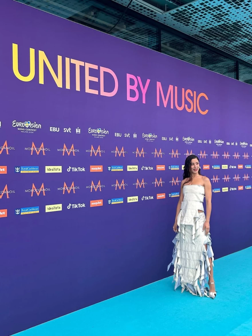 Μαρίνα Σάττι Τιρκουάζ Χαλί Eurovision