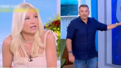 Η Φαίη Σκορδά διαψεύδει τον Γιώργο Λιάγκα για το φόντο της Μαρίνας Σάττι: «Θα μπορούσαν να έχουν και πορτοκάλια»