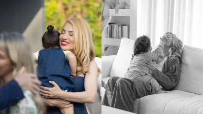 Μαρία Ηλιάκη: Ημέρα χαράς στο σπίτι της με τον Στέλιο Μανουσάκη - Το φαντασμαγορικό πάρτι γενεθλίων της μικρής Κατερίνας με το φουσκωτό δωμάτιο και τα μπαλόνια