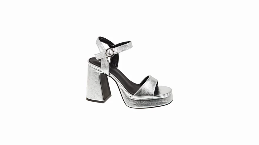 metallic platforms adams' shoes