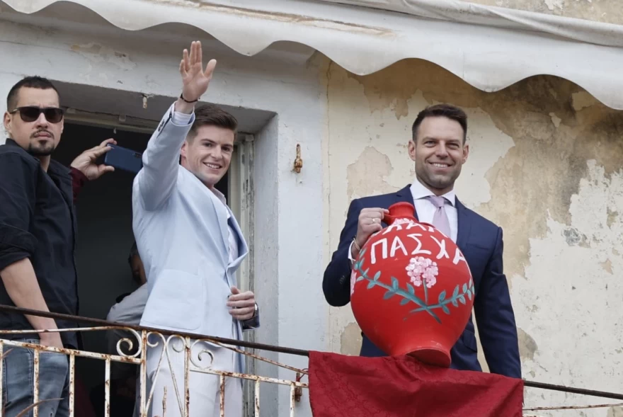 Ο Στέφανος Κασσελάκης στην Κέρκυρα