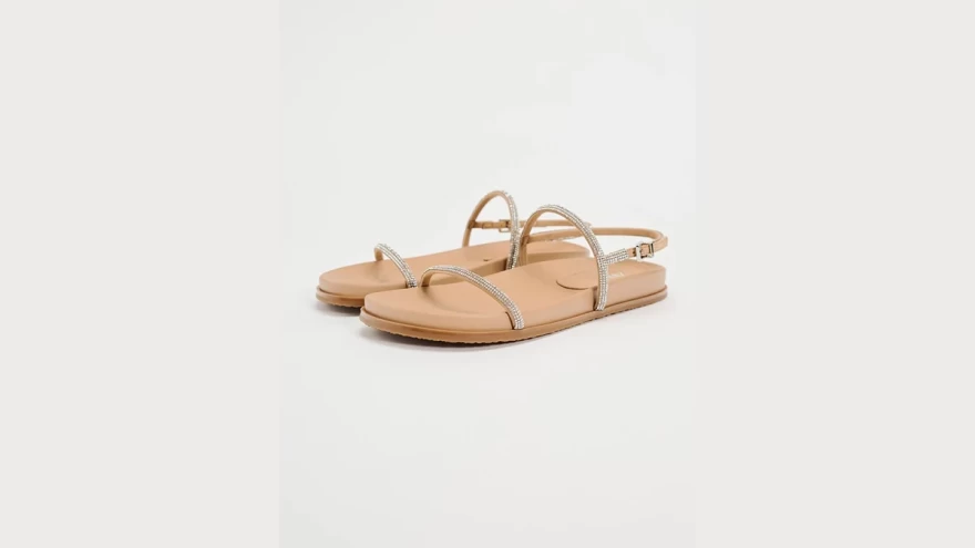 πέδιλα με στρας zara