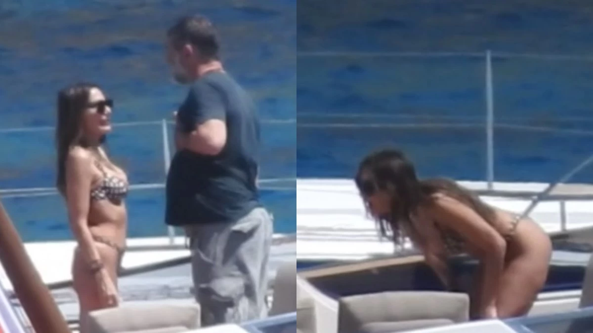 Δέσποινα Βανδή: Στη Μύκονο σε πολυτελής σκάφος και τον Βασίλη Μπισμπίκη - Με μικροσκοπικό μπραζίλ μπικίνι η τραγουδίστρια
