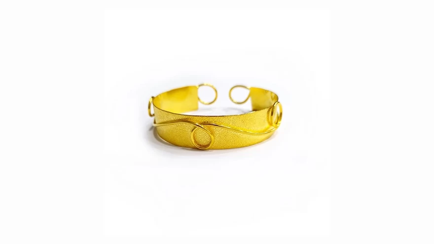 χρυσαφί βραχιόλι catherinebijoux.com