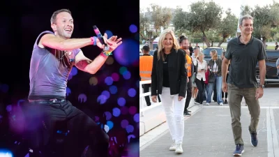 Coldplay: Τα "έσπασαν" Κυριάκος και Μαρέβα Μητσοτάκη στη συναυλία - Δεν συναντήθηκαν με Κοσιώνη & Μπακογιάννη