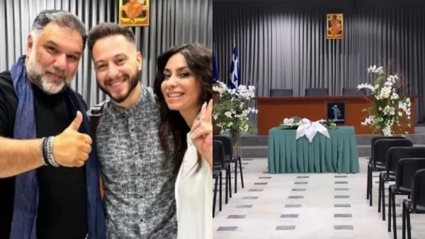 Σπύρος Στεφανουδάκης: Παντρεύτηκε στο Δημαρχείο Αμαρουσίου τον σύντροφό του, Γιάννη - Καλεσμένοι Γρηγόρης Αρναούτογλου και Νάνσυ Αντωνίου