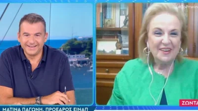 Η Ματίνα Παγώνη αιφνιδίασε τον Γιώργο Λιάγκα για το ταξίδι με την Μαρία Αντωνά - «Εσείς περάσατε ωραίο Σαββατοκύριακο και καλά κάνατε»