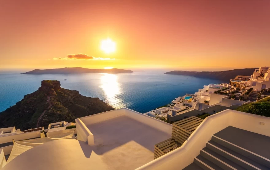 ηλιοβασίλεμα από το Ημεροβήγλι