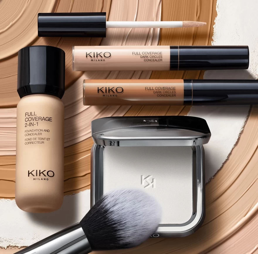 Kiko milano foundation, concealer & powder