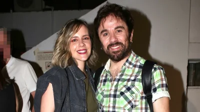 Θανάσης Τσαλταμπάσης: Στο πλευρό του η Αγοραστή Αρβανίτη στην πρεμιέρα του στο θέατρο