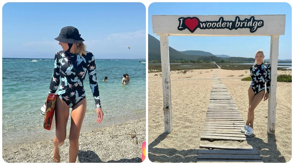 Χριστίνα Τσιλιγκίρη: Η πρόεδρος του ΣΕΦ απολαμβάνει τις διακοπές της... στα κύματα!