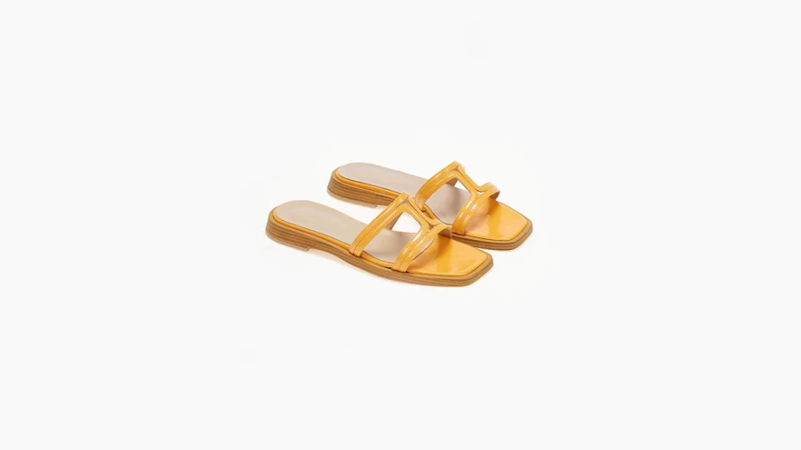 πορτοκαλί σανδάλια doreshoes.gr