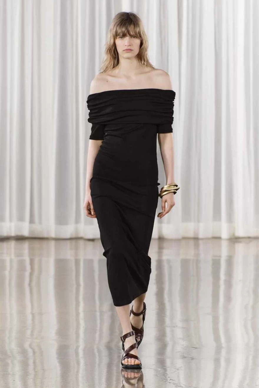 off-shoulder dress zara