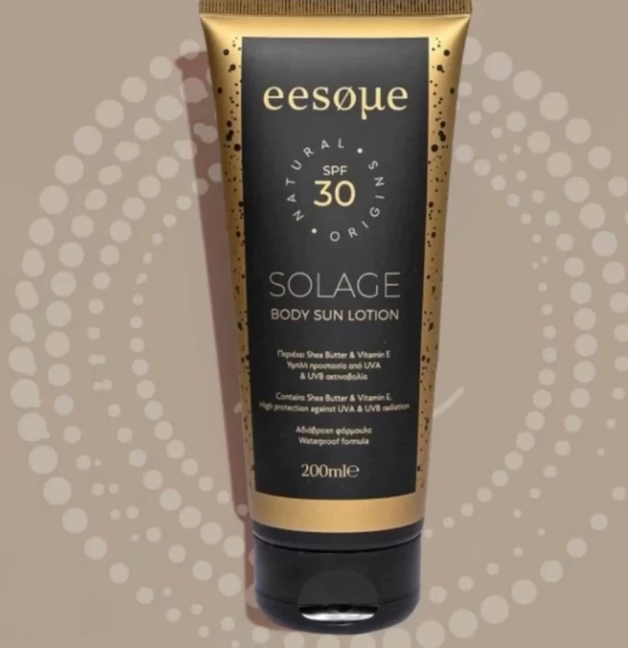 αντηλιακή κρέμα σώματος SPF 30 eesome.gr