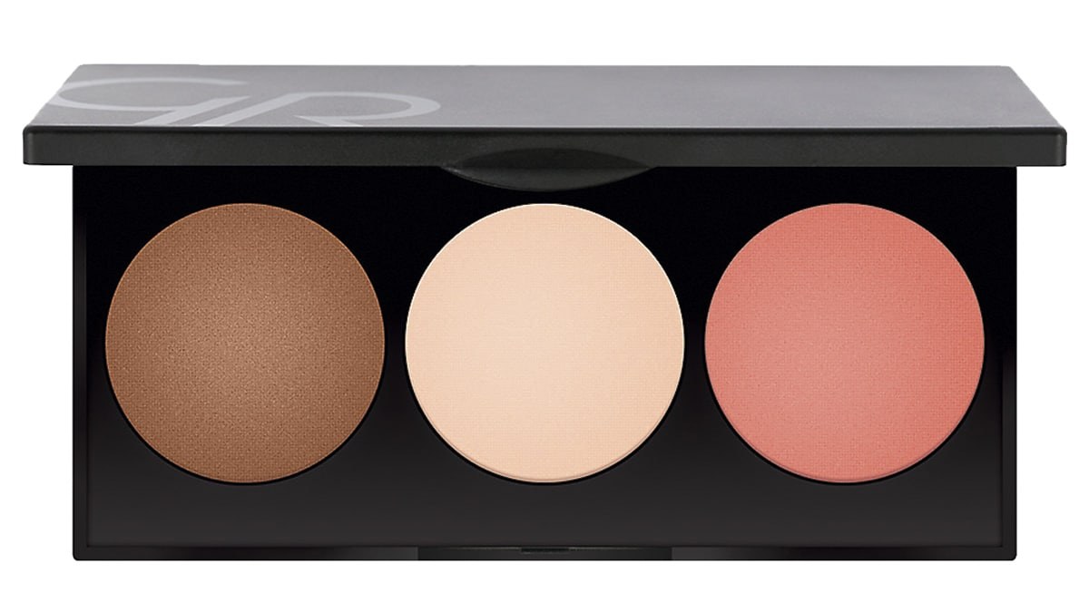 Παλέτα διαμόρφωσης 3 σε 1, Metals Sculpting Palette, Golden Rose (londessa.gr)