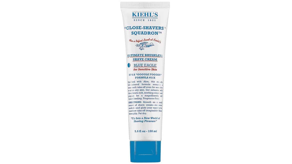 Κρέμα ξυρίσματος με Aloe, Ultimate Brushless Shave Cream, Blue Eagle, Kiehl's