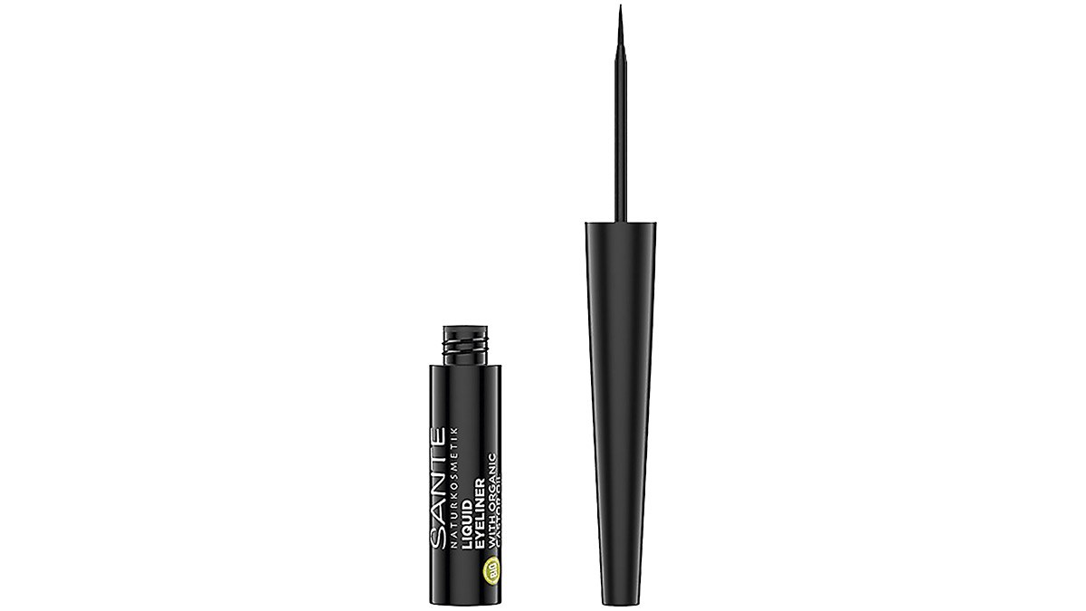 Μαύρο υγρό eyeliner, Liquid Eyeliner No 01, Sante Naturkosmetik (bioleon.gr)