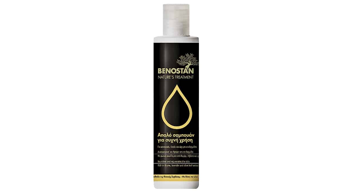 Απαλό σαμπουάν για συχνή χρήση, Nature's Treatment, Benostan, €8,20 (στα Φαρμακεία)