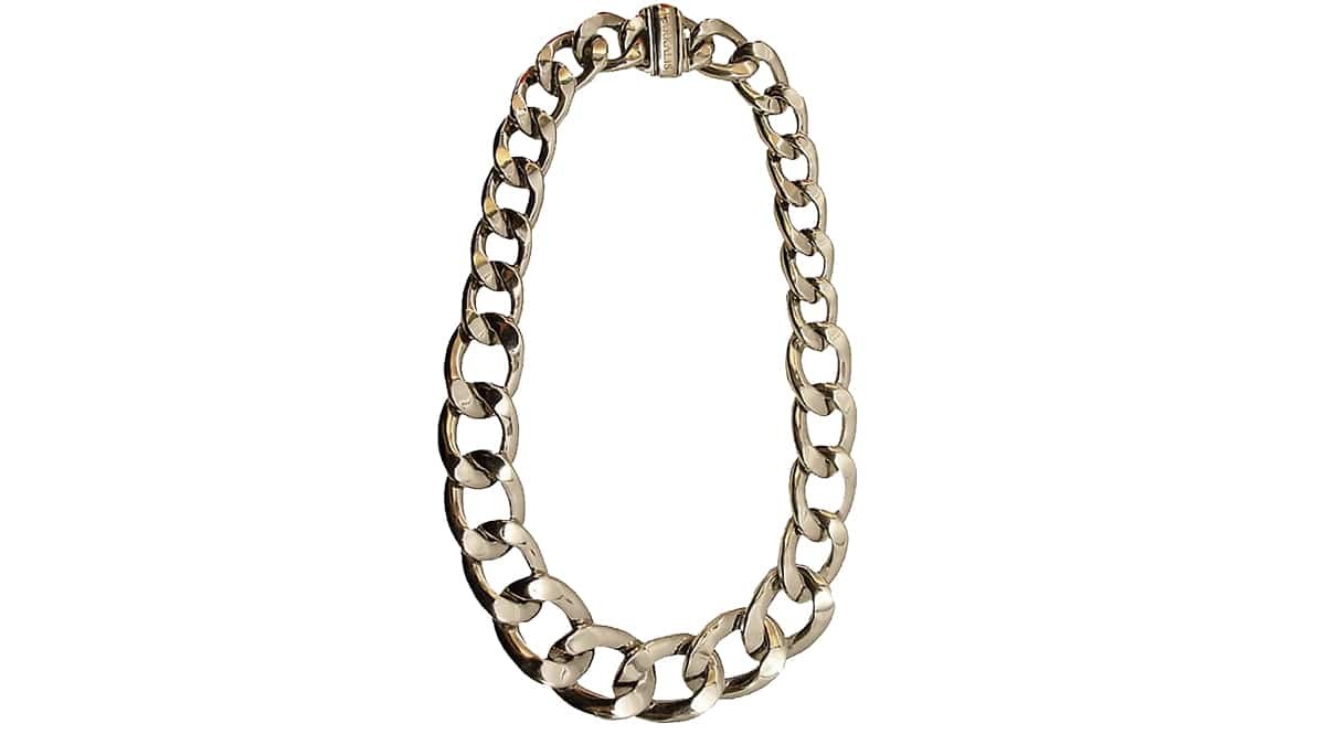 Koλιέ-αλυσίδα, KΛRKΛLIS Silver Collection, karkalis.gr (Search Code 24009423)