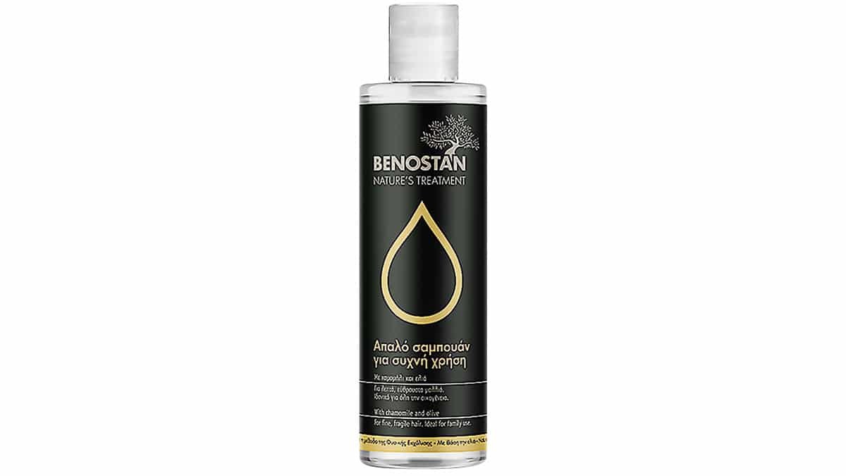 Απαλό σαμπουάν για συχνή χρήση, Nature's Treatment, Benostan (στα Φαρμακεία)