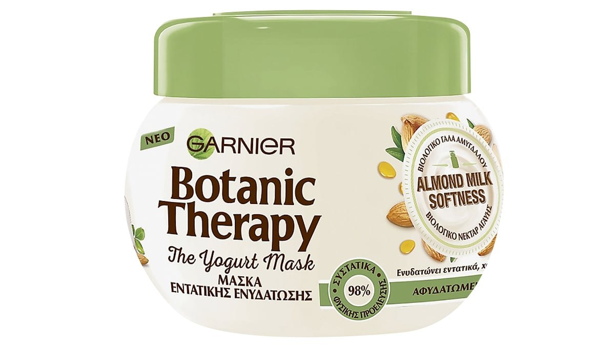 Μάσκα εντατικής ενυδάτωσης, Botanic Therapy, The Yogurt Mask, Garnier
