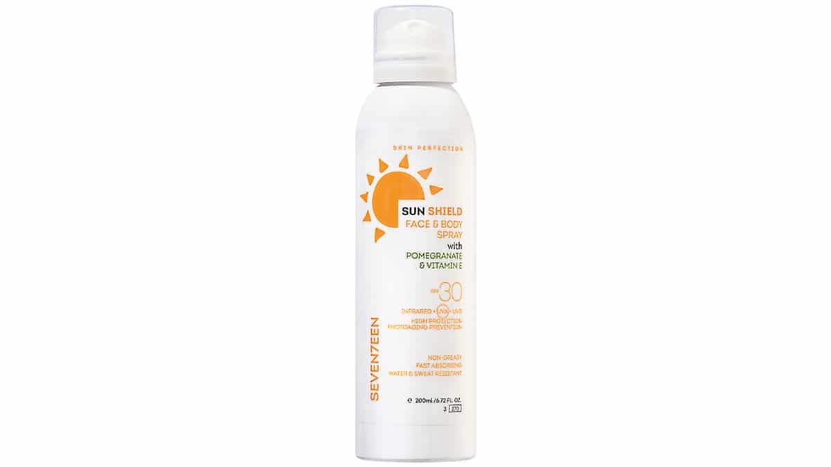 Αντηλιακό σπρέι προσώπου & σώματος, Sun Shield, Face & Body Spray SPF30, Seventeen