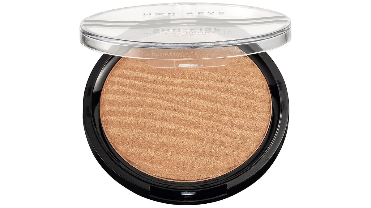 Μπρονζέ πούδρα για ηλιοκαμένη όψη, Sun-Kiss, Mineral Bronzing Powder No 01 Shimmer, Mon Rêve