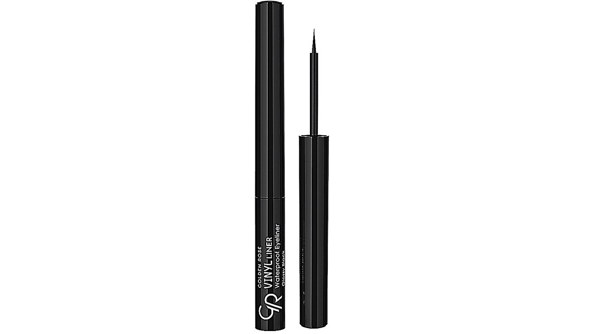 Αδιάβροχο μαύρο υγρό eyeliner, Vinyl Liner, Waterproof Eyeliner, Glossy Black Rose