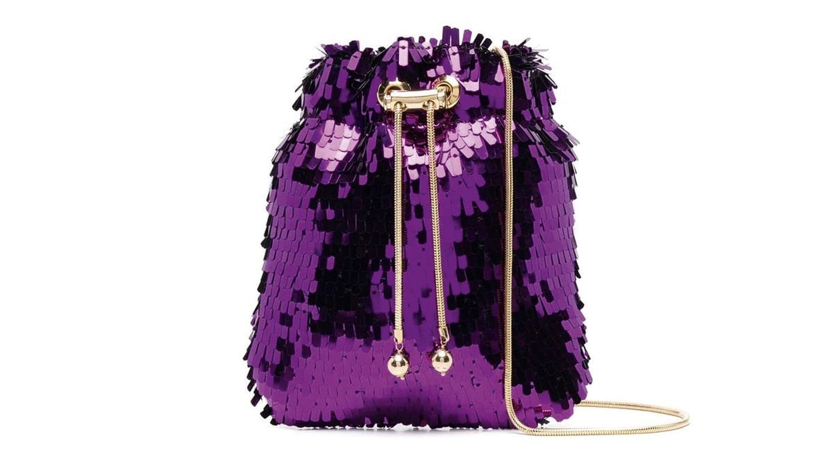 Bucket bag µε παγέτες, Rosantica, rosantica.com