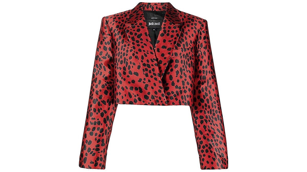 CROPPED BLAZER µΕ ΓΙΑΚΑ, JUST CAVALLI, LYST.COM