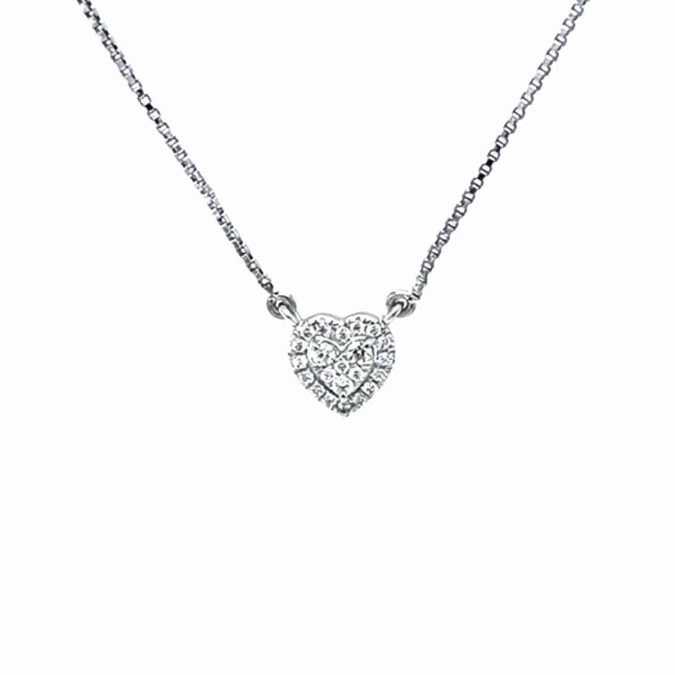 Μενταγιόν από λευκόχρυσο Κ18, DIAMONDJOOLS, www.diamondjools.gr