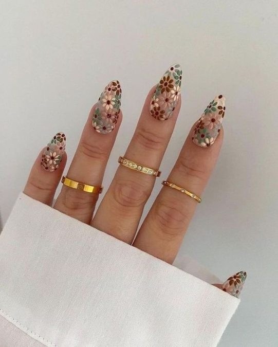 Floral Nails