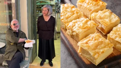 Ο Τάσος Δούσης προτείνει: Αυτό είναι ένα από τα καλύτερα γαλακτοπωλεία για γαλακτομπούρεκο, κρέμες και φρέσκο βούτυρο