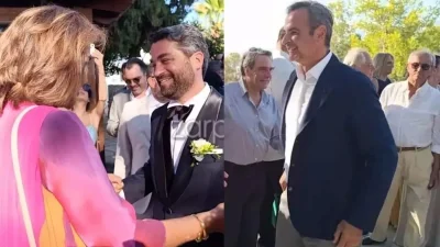 Ο γάμος της χρονιάς με όλη την καλή κοινωνία των Χανίων: Γαμπρός ο δήμαρχος, καλεσμένοι Μητσοτάκης και Μπακογιάννη (photos)