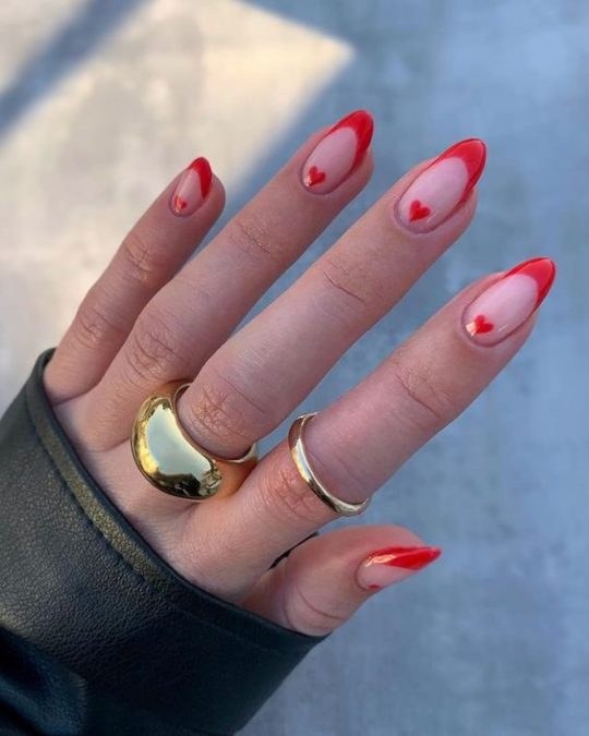 hearted nails