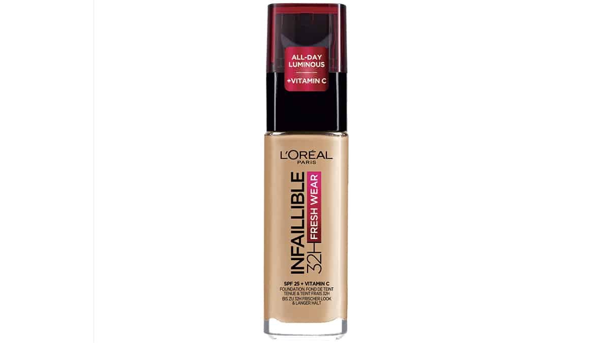 Υγρό makeup, Infaillible 32H Fresh Water SPF25 + Vitamin C, L'Oréal Paris, €18,98