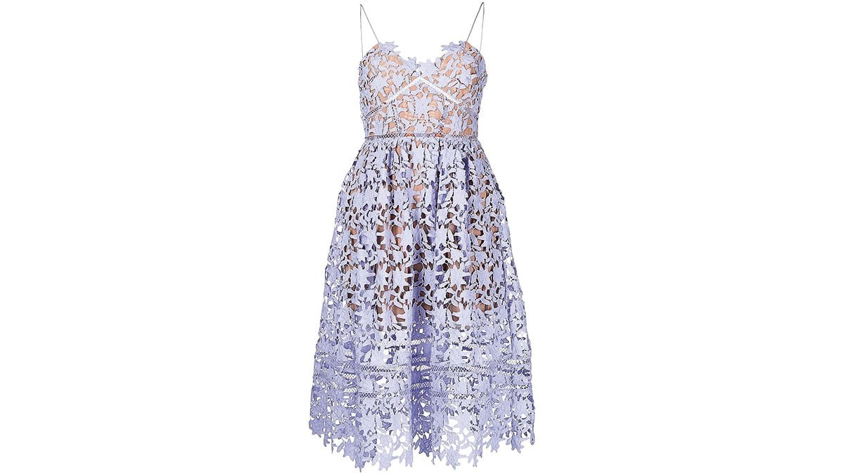 Φόρεµα µε laser cuts, Self-Portrait, matchesfashion.com