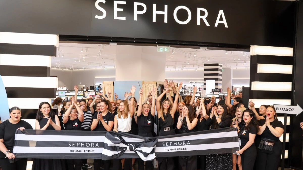 Re-opening για το νέο κατάστημα της Sephora στο The Mall Athens
